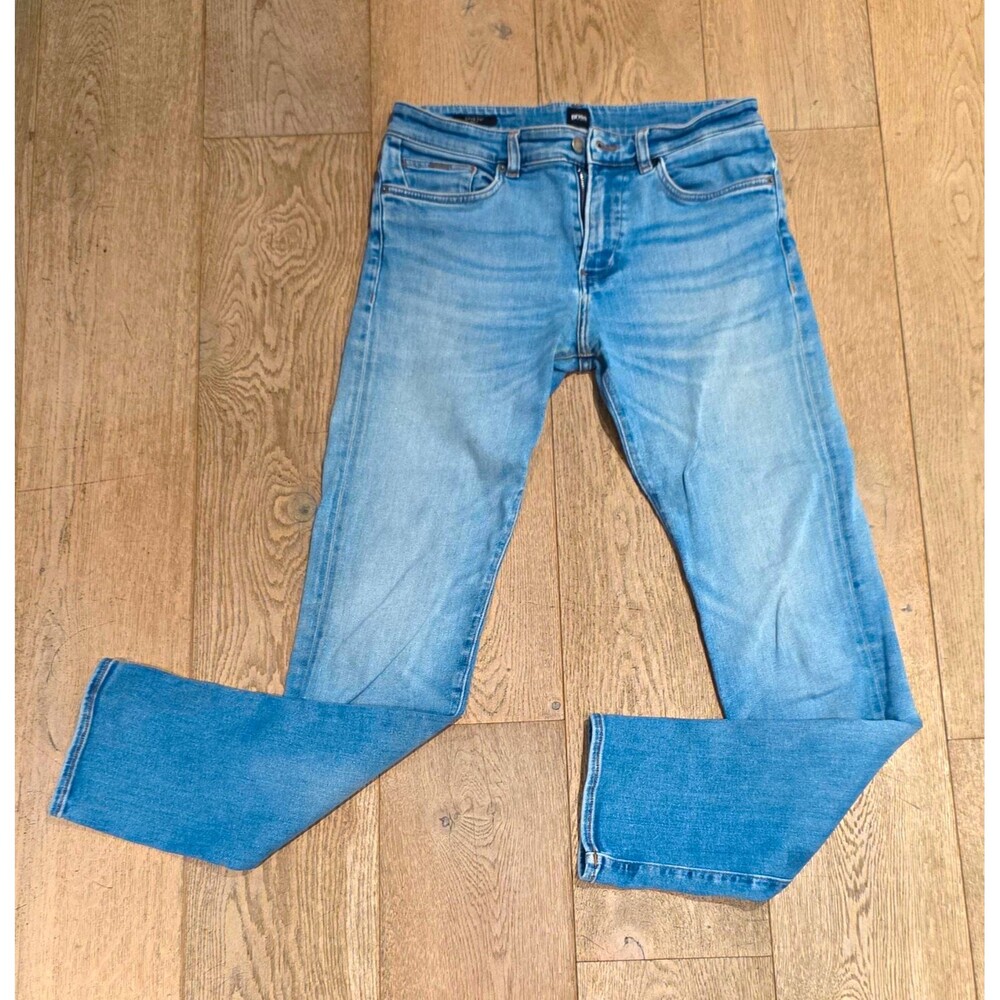 BOSS Hugo Boss Candiani Extra Stretch Comfort Men's Blue Jeans Size 30/32 Italy